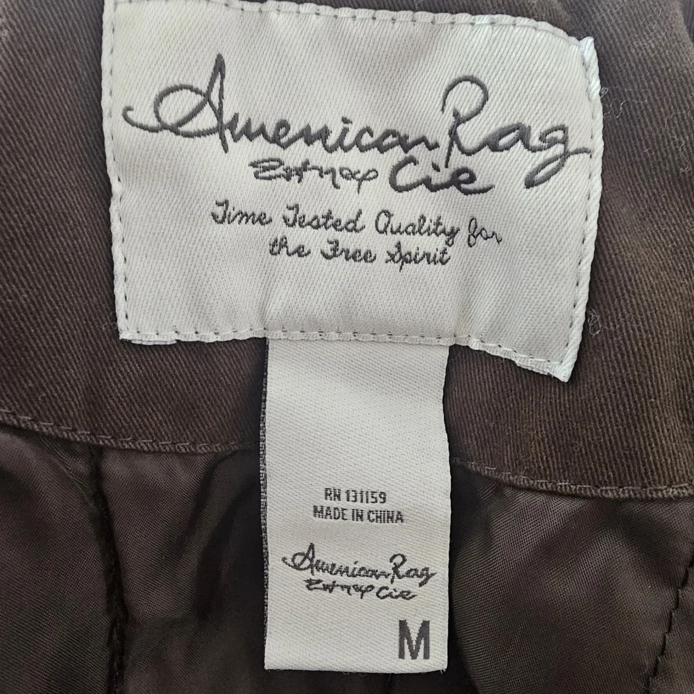 American Rag Green Utility Jacket‎ Durable Cotton Canvas Size M - Picture 7 of 10